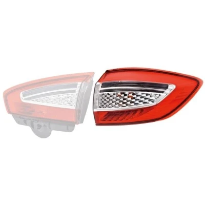 Abbildung von HELLA 9EL 354 997 101 Rückleuchte rechts äusserer Teil LED, PY21W mit Glühlampe, ohne Lampenträger FORD: MONDEO 4 Turnier