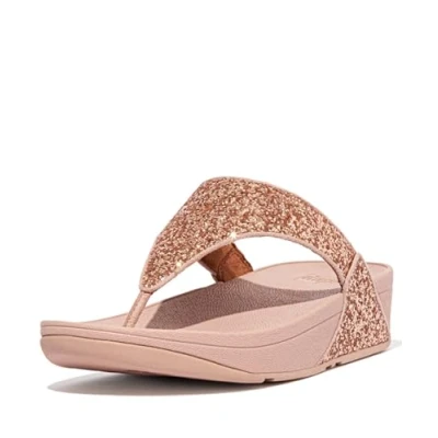Abbildung von Fitflop Damen Lulu Keilsandale, Rose Gold, 40 EU