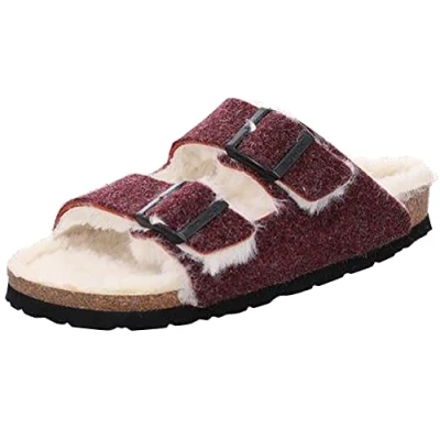 Abbildung von Rohde Damen Pantoffeln Softfilz Hausschuhe Alba 4806, Größe:39 EU, Farbe:Violett