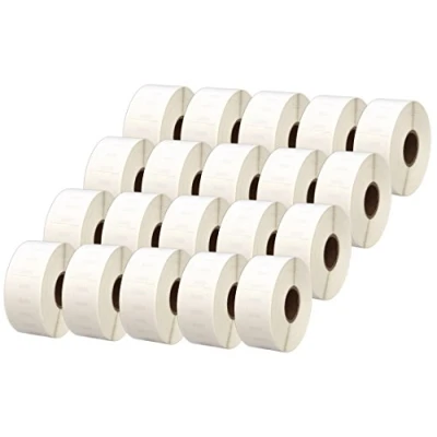 Abbildung von 20 Rollen 11355 S0722550 19mm x 51mm Etiketten kompatibel für LabelWriter 4XL 450 400 330 320 310 Twin Turbo Duo Seiko SLP 430 420 240 220 200 120 100 pro Plus (500 Rolle)