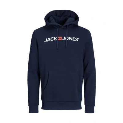 Abbildung von Jack &amp; Jones Kapuzenpullover, Herren, Größe: 5XL, Navy blazer detailreg fit