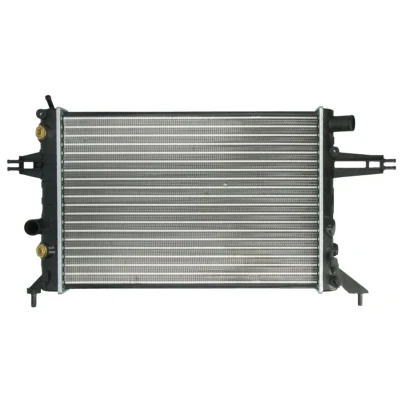 Abbildung von THERMOTEC D7X052TT Kühler, Motorkühlung Aluminium, Kunststoff für Fahrzeuge ohne Klimaanlage 382 540 23 Automatikgetriebe Kühlrippen mechanisch gefügt