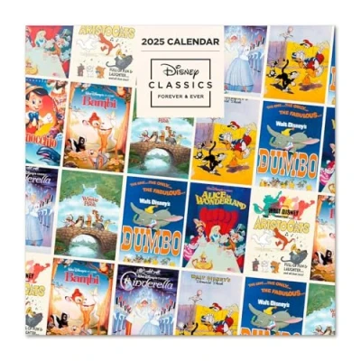 Abbildung von Grupo Erik Kalender 2025 Wandkalender Diseny Classics Familienplaner 30 x cm Jahreskalender 12 Monate Offizieller Disney Fanartikel