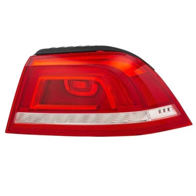 Abbildung von HELLA 2SD 010 697 141 Rückleuchte rechts äusserer Teil LED 12 glasklar, Rot mit Lampenträger VOLKSWAGEN: Eos