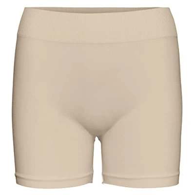 Abbildung von VERO MODA Damen Vmjackie Seamless Mini Ga Noos Shorts, Tan, S M EU