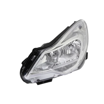 Abbildung von ABAKUS 442 1169LMLDEM1 Scheinwerfer links H7, H1 chrom glasklar mit Stellmotor für LWR PX26d, P14.5s OPEL: Corsa D Hatchback