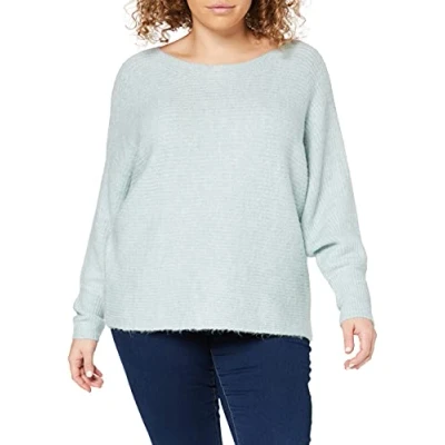 Abbildung von ONLY Onldaniella L/S NOOS Strickpullover, Damen, Größe: Large, Ether/cloud dancer melangé