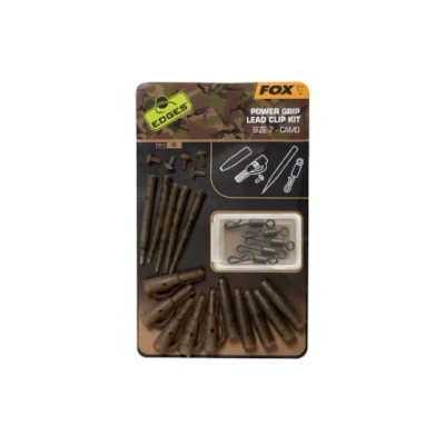 Abbildung von Fox Edges Camo Power Grip Lead Clip Kit Größe 7 5 Stück Karpfen Vorfachmaterial