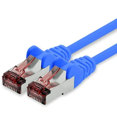 Abbildung von Netzwerkkabel Cat.6 20m blau 1 x Ethernetkabel Lankabel Cat6 Lan Netzwerk Kabel Sftp Pimf Patchkabel 1000 Mbit s