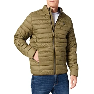 Abbildung von Blend BHRomsey Herren Steppjacke Übergangsjacke Herrenjacke Jacke gefüttert mit Stehkragen, Größe:L, Farbe:Winter Moss (180523)