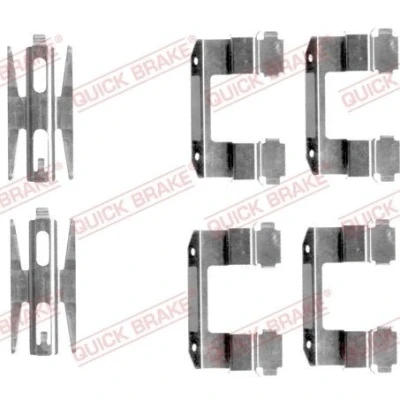 Abbildung von QUICK BRAKE 109 1618 Zubehörsatz, Scheibenbremsbelag HYUNDAI: Matrix