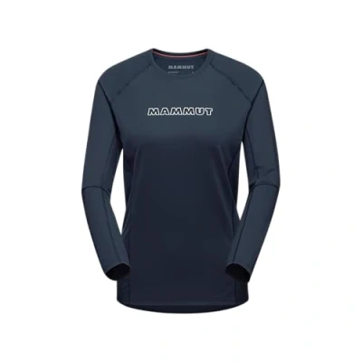 Abbildung von Mammut Selun FL Longsleeve LOGO Langarmshirt, Damen, Größe: Small, Marine