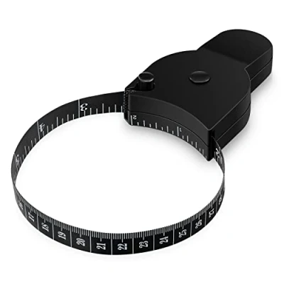 Abbildung von Schwarzes Körpermassband, 150cm/60Zoll einziehbares Maßband