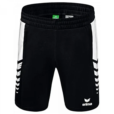 Abbildung von Erima Fussball Teamsport SIX Wings kurze Sporthose, Herren, Größe: Small, Schwarzweiss