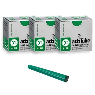 Abbildung von actiTube Aktivkohlefilter, Silber, 3x50(150)