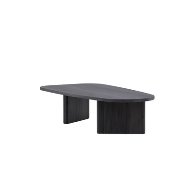 Abbildung von Venture Home Couchtisch Sofatisch, MDF, oval, flach, großzügig, modern