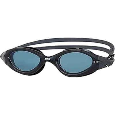 Abbildung von Zoggs Adults Panorama Tinted Lenses Goggles with UV Protection, Wide Vision, Anti Fog Lenses, Black/Black/Tint Smoke