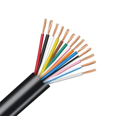 Abbildung von AOHEWEI 13 adriges Kabel für Anhänger 2m Abschleppseil Anhängerkabel schwarz Wohnwagen LKW Industrie