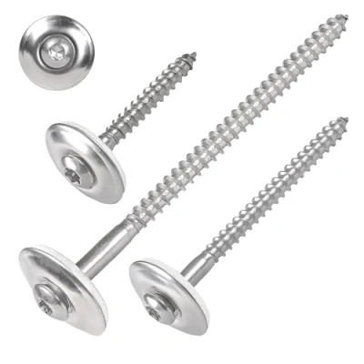 Abbildung von SCREW REBEL Spenglerschrauben 4,5 x 60 mm Edelstahl A2 mit EPDM Dichtscheibe Ø20mm TX20, 100 Stück