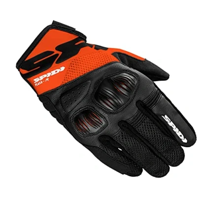 Abbildung von SPIDI, Flash R Evo, Herren Motorrad Handschuhe, schützend &amp; widerstandsfähig, Sommerhandschuhe, wasserdicht rutschfest, Touchscreen tauglich, durchschn. Gewicht 0,1 kg, Orange, Größe XL