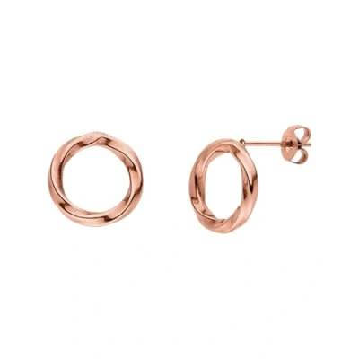 Abbildung von PURELEI® Kaula Ohrringe (Roségold) Damenohrringe aus langlebigem Edelstahl Wasserfeste Damen 13mm Durchmesser Modeschmuck für deinen individuellen Look