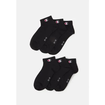 Abbildung von Champion Quarter Socks 6 PACK Unisex Sportsocken, Größe: 39 42, Black