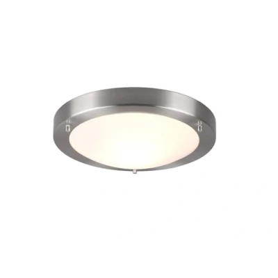 Abbildung von Trio Leuchten Deckenleuchte 6801011 07 Condus, Metall Nickel matt, Glas opal matt weiß, exkl. 1 x E27
