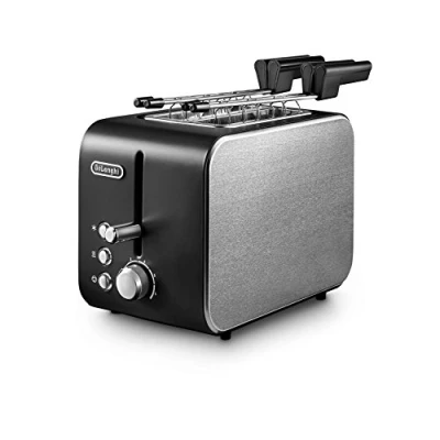 Abbildung von De&#039;Longhi 0230120014 Ctx2203 toaster, Edelstahl, Schwarz