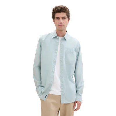 Abbildung von TOM Tailor Hemd, Herren, Größe: XL, Dusty mint fil a