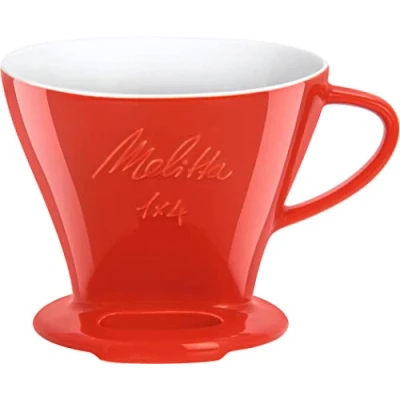 Abbildung von Melitta 219032 Filter Porzellan Kaffeefilter Größe 1x4 Rot