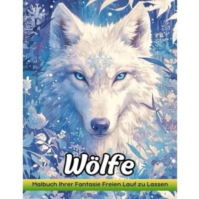 Abbildung von Wölfe: Malbuch Für Erwachsene Mit Wolf Zum Stressabbau Und Zur Entspannung