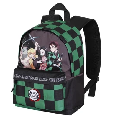 Abbildung von Demon Slayer Akushon Kleiner Fan HS Rucksack, Mehrfarbig, 25 x 35 cm, Kapazität 12 L