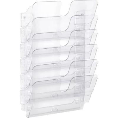 Abbildung von Durable Prospektspenderset (Flexiplus 6 Querformat, A4) 1 Set, transparent, 1700014401