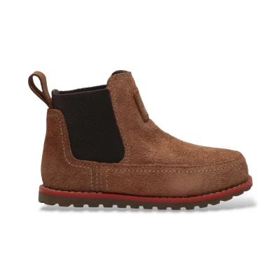 Abbildung von Timberland Unisex für Kinder. TB0A2P2QA4G1 Braune Leder-Stiefeletten Pokey Pine (39.5), Wohnung, Keine, Lässig, Kinderbekleidung
