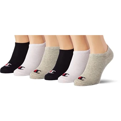 Abbildung von Champion Basic Sneaker Socks 6 PACK Unisex Sportsocken, Größe: 35 38, Grey