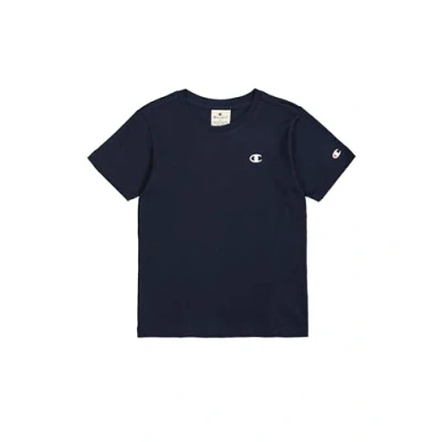 Abbildung von Champion Crewneck Unisex Tshirt basic für Kinder, Größe: 150/155, Dark blue