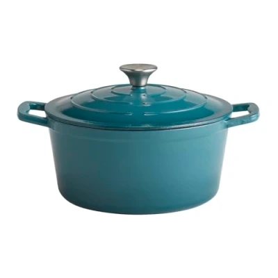 Abbildung von APS 88315 Kochtopf mit Deckel &quot;5 STARS&quot;, Schmortopf Gusseisen, induktionsgeeignet, ofenfest, inkl. Deckelhalter, Ø 28 cm, 6 Liter, anthrazit