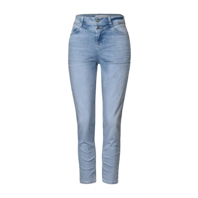 Abbildung von Street One Jeans Slim Fit, Damen, Größe: 27x28, Blau