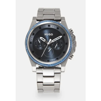 Abbildung von HUGO Brave Uhr, Herren, Größe: One Size, Grey/blue