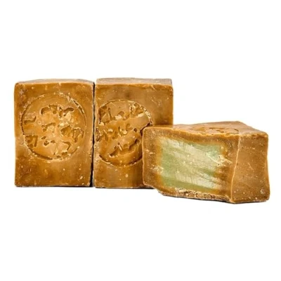 Abbildung von Carenesse Original &quot;Aleppo&quot; Seife 2 x 200 g, 60% / 40% Olivenölseife Haarseife Naturseife in Handarbeit nach altem Traditionsrezept und langer Reifezeit