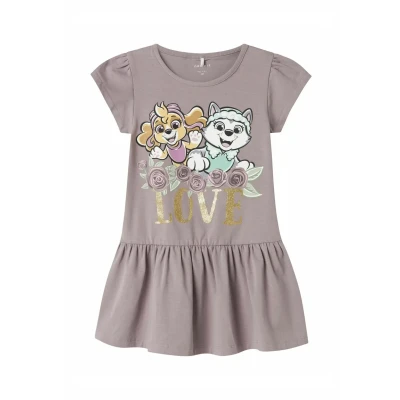 Abbildung von Name it PAW Patrol Jerseykleid für Kinder, Größe: 92, Purple dove