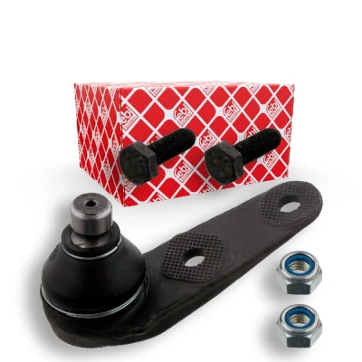 Abbildung von FEBI BILSTEIN 03610 Traggelenk Vorderachse links, unten mit Anbaumaterial 17 für Querlenker AUDI: 80 B3, 90 Coupe B2