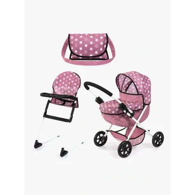 Abbildung von Bayer Design Puppenwagen Cosy Set, Old Pink