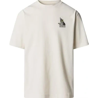 Abbildung von The North Face Clean Trails Oversized TEE Tshirt print, Herren, Größe: Medium, White dune