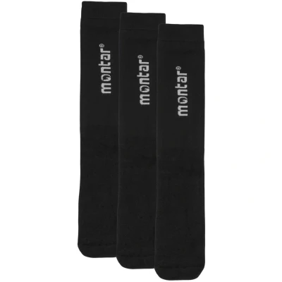 Abbildung von Montar Socken Nylon 3 Pack Schwarz 35 39