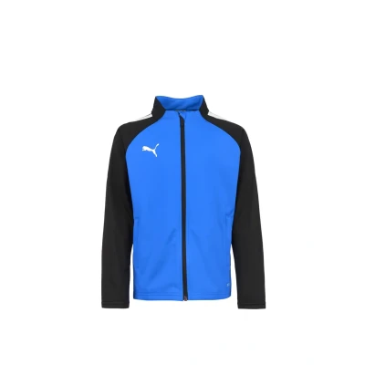 Abbildung von Puma Teamliga Trainingsjacke für Kinder, Größe: 164, Electric blue lemonade
