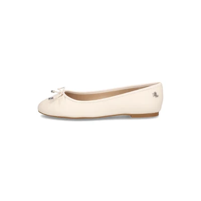 Abbildung von Lauren Ralph Jayna Flats Klassischer Ballerina, Damen, Größe: 36, Soft white Schuhe