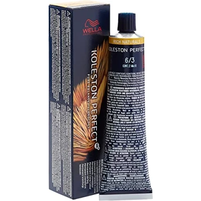 Abbildung von Wella Professionals Koleston Perfect Me+ Rich Naturals 60 ml 6/3 Dunkelblond Gold