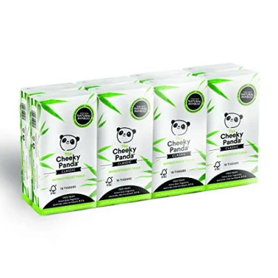 Abbildung von The Cheeky Panda Taschentücher, 100% Bambus, 5060561630035, 10 Stück (8er Pack)