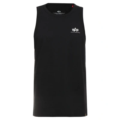 Abbildung von Alpha Industries Herren Small Logo top T Shirt, Black, XXL